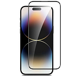 Противоударное стекло 3D MOCOLL для iPhone 16 Plus / 15 Plus / 14 Pro Max черное