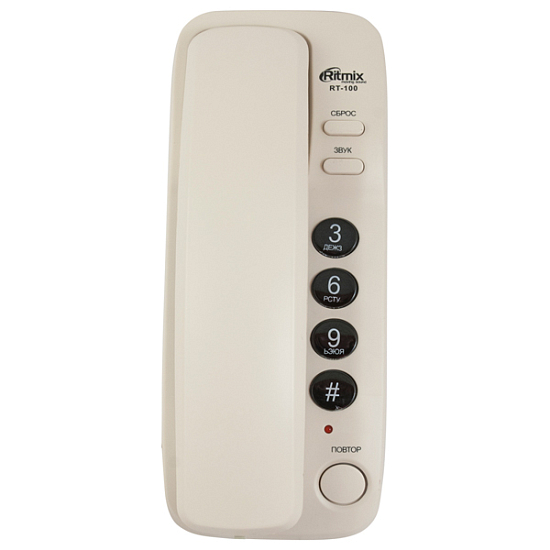 Телефон RITMIX RT-100 Ivory