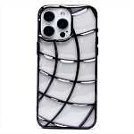 Задняя накладка SC340 для iPhone 15 Pro Max (transparent/black) (230397)