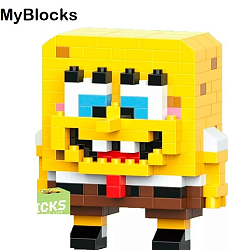 Фигурка-конструктор MyBlocks "Губка Боб" 7245A