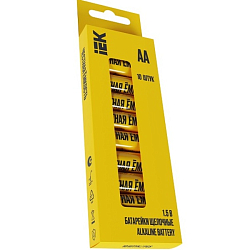 Элемент питания IEK LR06 Alkaline Optima Box-10 (/720)