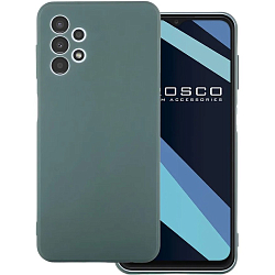 Задняя накладка SILICONE COVER для Samsung Galaxy A13 болотный