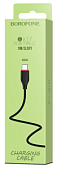 Кабель USB <--> Type-C  1.0м BOFOFONE BX17 Enjoy чёрный