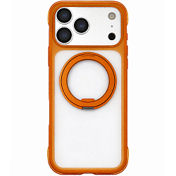 Задняя накладка KEEPHONE MONICA AIRBAG PRO ANTISHOCK MAGSAFE CASE WITH RING для iPhone 17 PRO MAX, ORANGE