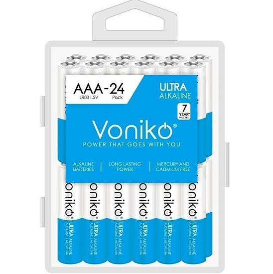 Элемент питания VONIKO LR03 BOX-24 (1/192/768)
