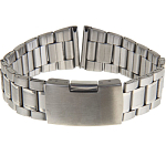 Металлический ремешок для часов "Соломон", 22 мм, серебристый 1268523