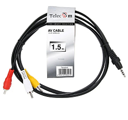 Кабель Jack 3.5 <--> 3RCA  1.5м TELECOM TAV4545-1.5M