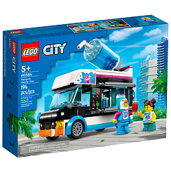 Конструктор LEGO City 60384 Фургон для шейков Пингвин