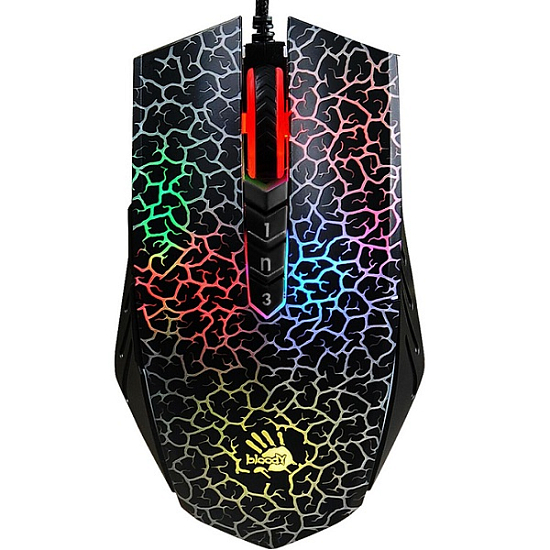 Мышь A4TECH A70 Bloody черный/рисунок