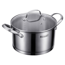 Кастрюля 4.5л REGENT Linea SIRENA 65-0422; 22х12см