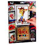 Раскраска карандашами по номерам Pencil by number «Жирафик»