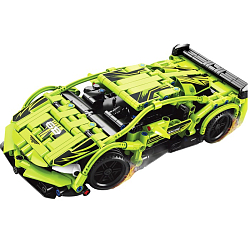 Конструктор UNICON Mechanics «Гоночная», радиоупр-й, 1:16, работает от акк-ра, 428 д зелёный