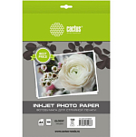 Фотобумага CACTUS CS-GA4130100ED A4/130г/м2/100л./белый глянцевое для струйной печати