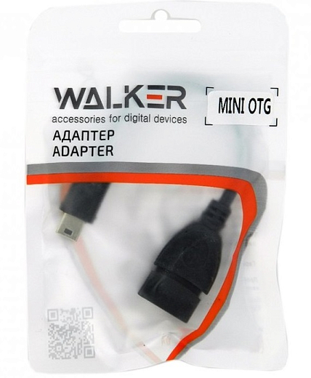 Переходник OTG miniUSB WALKER№03 кабель
