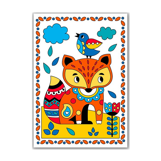 Набор для творчества. Раскраска «Лисичка»