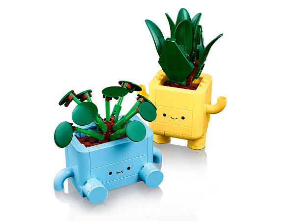Весёлые растения из LEGO