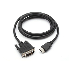 Кабель HDMI <--> DVI-D  1.8м GEMBIRD [CC-HDMI-DVI-6] черный