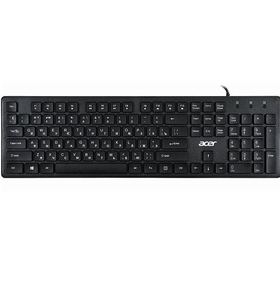 Клавиатура ACER OKW020 черный slim