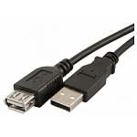 Кабель-удлинитель USB  1.8м ГАРНИЗОН GCC-USB2-AMAF-1.8M, пакет