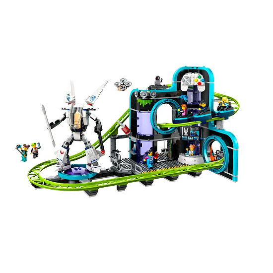 Конструктор LEGO CITY 60421 Парк аттракционов "Мир роботов