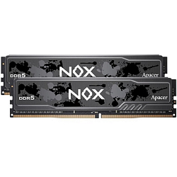 Оперативная память DDR5 32GB Kit (2x16Gb) APACER 5600 MT/s CL40 AH5U32G56C522MBAA-2 NOX w/HS RP