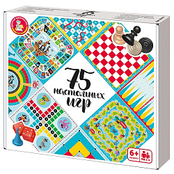 Набор настольных игр "75 настольных игр" УТМ01492209