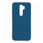 Задняя накладка SILICONE case NEW для Xiaomi Redmi Note 8 Pro синяя