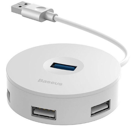 USB-Хаб BASEUS CAHUB-F02 4-USB белый