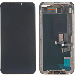 Дисплей для iPhone X + тачскрин черный с рамкой