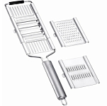 Терка REGENT Linea SOLIDO 93-AC-SO-03 со сменными насадками 3в1, 35,5х8,5 см