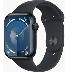 Часы Apple Watch Series 9 GPS, 41 мм, Midnight, Sport Band