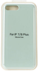 Силиконовый чехол SILICONE CASE для Iphone 7/8 Plus №21 бирюзовый