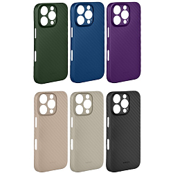 Задняя накладка K-DOO для iPhone 16 Pro Air Carbon