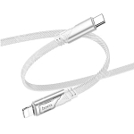 Кабель USB/Type-C <--> Lightning/Type-C  1.2м HOCO U119, серый, PD 60Вт