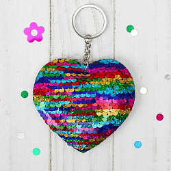 Брелок-мягкая игрушка хамелеон «Сердце»