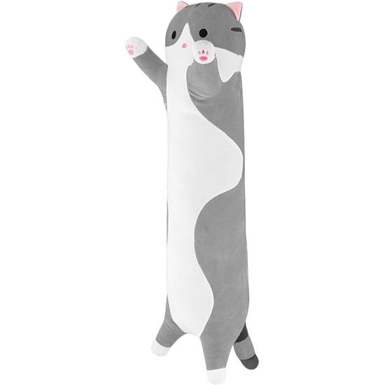 Мягкая игрушка MaxiToys «Кот Батон», цвет серый, 70 см 9239612