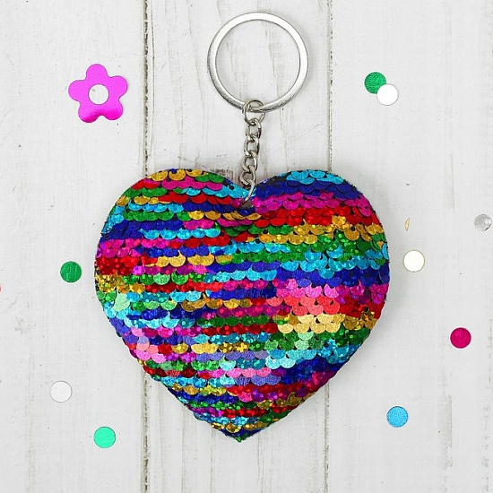 Брелок-мягкая игрушка хамелеон «Сердце»