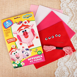 Игрушка из фетра своими руками "Нюша", СМЕШАРИКИ