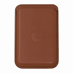 Кошелек для карт LEATHER Card Holder с анимацией (крепкий магнит) (Brown)