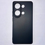 Задняя накладка Мобилис для Xiaomi Redmi Note 13 Pro (4G), черный , матовая с защитой камеры