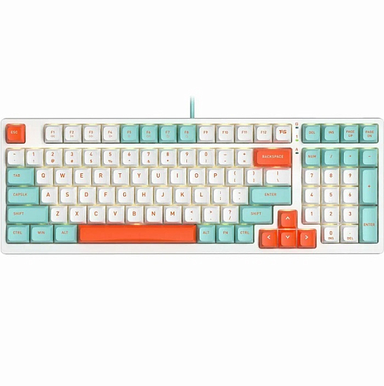 Клавиатура A4TECH Fstyler FS300, белый (PANDA SNORKLENING)
