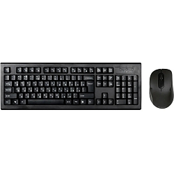 Клавиатура+мышь БП A4TECH 7100N черный, USB