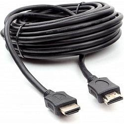 Кабель HDMI <--> HDMI 10.0м Cablexpert CC-HDMI4L-10M, v2.0, 19M/19M, серия Light, черный, позол.разъемы, экран, пакет