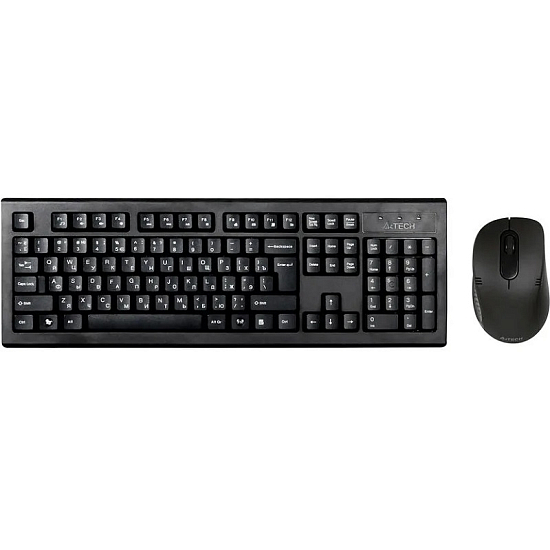Клавиатура+мышь БП A4TECH 7100N черный, USB