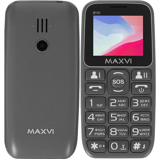 Телефон Maxvi B110 grey