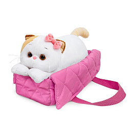 Мягкая игрушка Кошечка Ли-Ли в сумке-переноске (лежачая) , 24 см (LKl24-001)