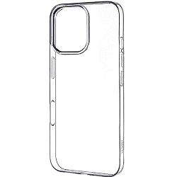 Силиконовый чехол HOCO для iPhone 16 Pro прозрачный