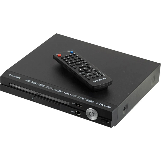 DVD плеер HYUNDAI H-DVD200 черный (Уценка)