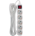 Сетевой удлинитель  5.0м СТАРТ S 5x5-ZDV, 5 розеток