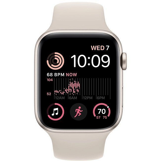 Часы Apple Watch SE Gen 2, 40 мм, (MNJP3) Starlight Aluminium (HK)